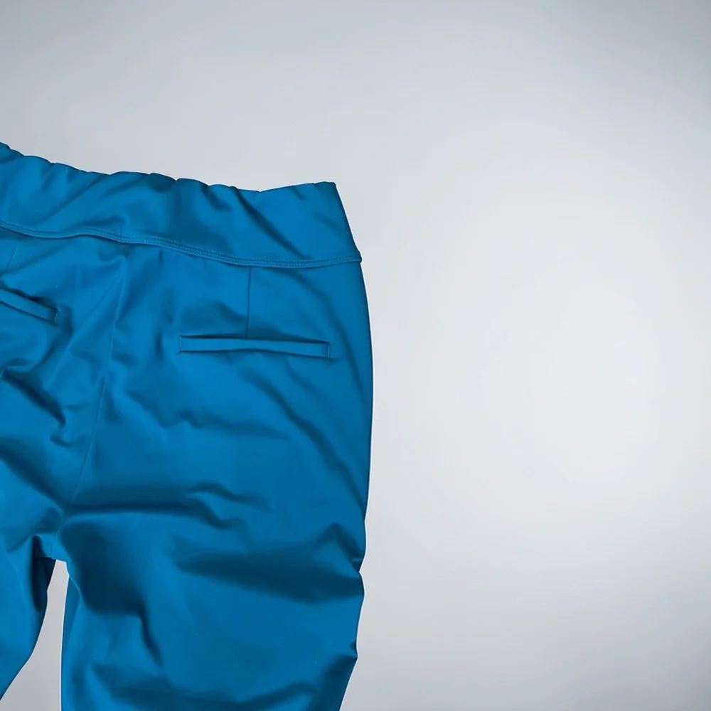 HALARA Wide-Leg Mid-Waist Pants in Emerald Green NWT - Picture 4 of 6